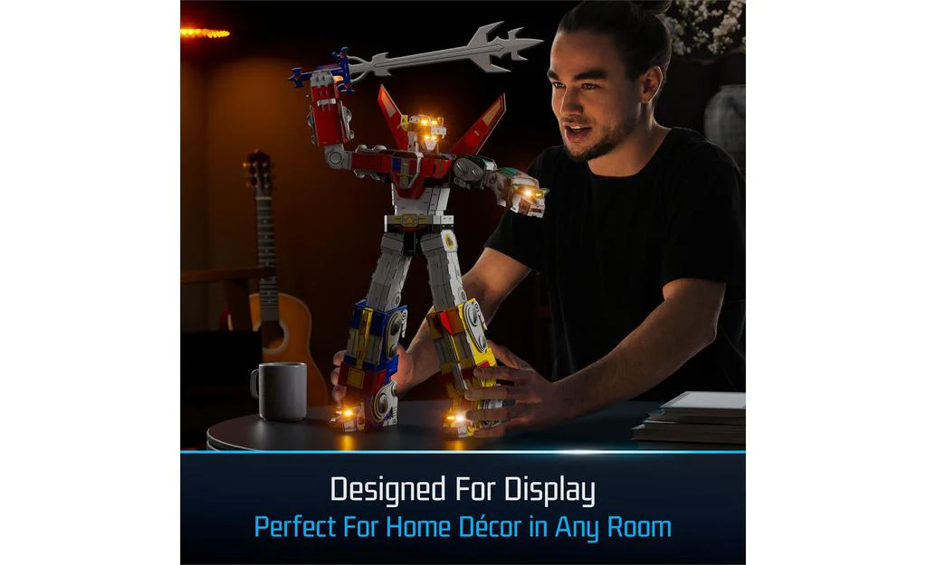 4D Build, Voltron 3D Puzzle Model Kit with LED Lights - Image 5