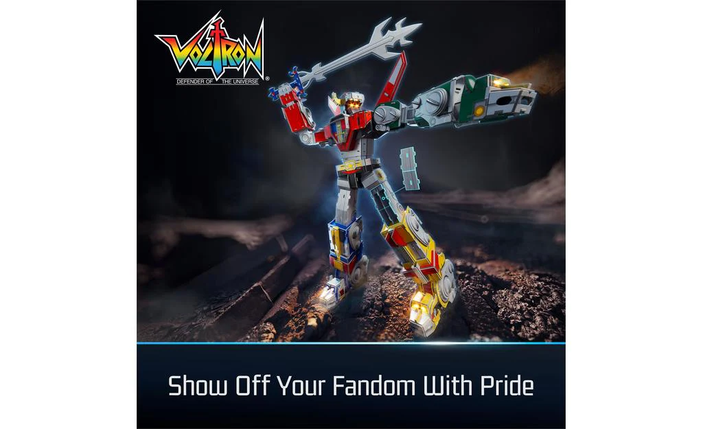 4D Build, Voltron 3D Puzzle Model Kit with LED Lights - Image 6