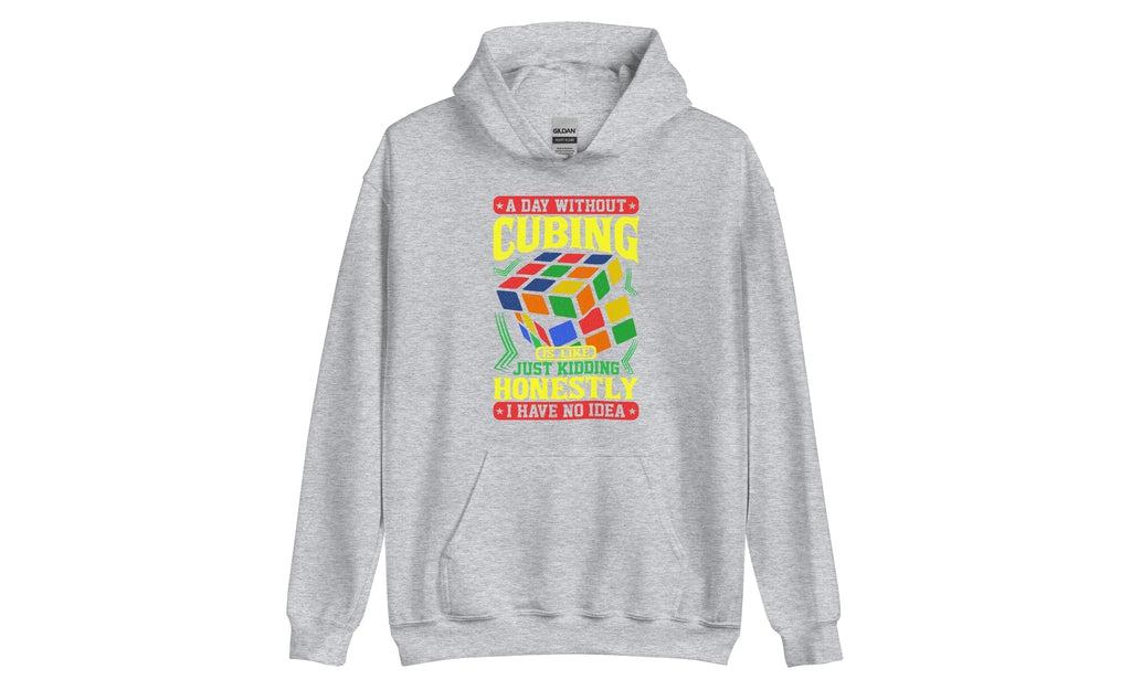 A Day Without Cubing - Rubik's Cube Hoodie - Image 5