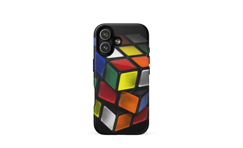 Close-Up Rubik's Cube MagSafe® Phone Case (tough case) for iPhone® - Image 26