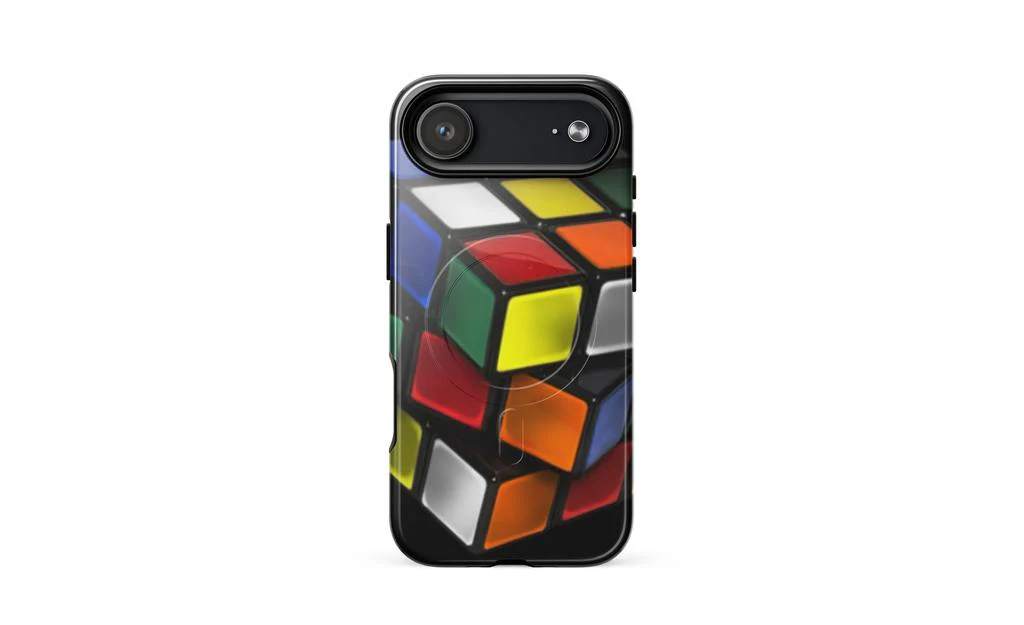 Close-Up Rubik's Cube MagSafe® Phone Case (tough case) for iPhone® - Image 27
