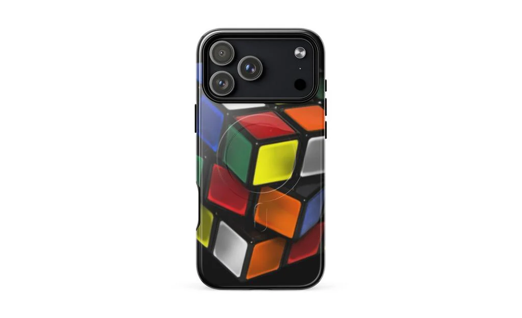 Close-Up Rubik's Cube MagSafe® Phone Case (tough case) for iPhone® - Image 31