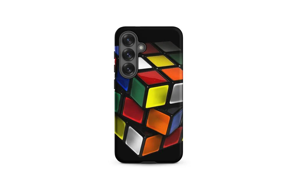Close-Up Rubik's Cube Phone Case (Tough case) for Samsung® - Image 36