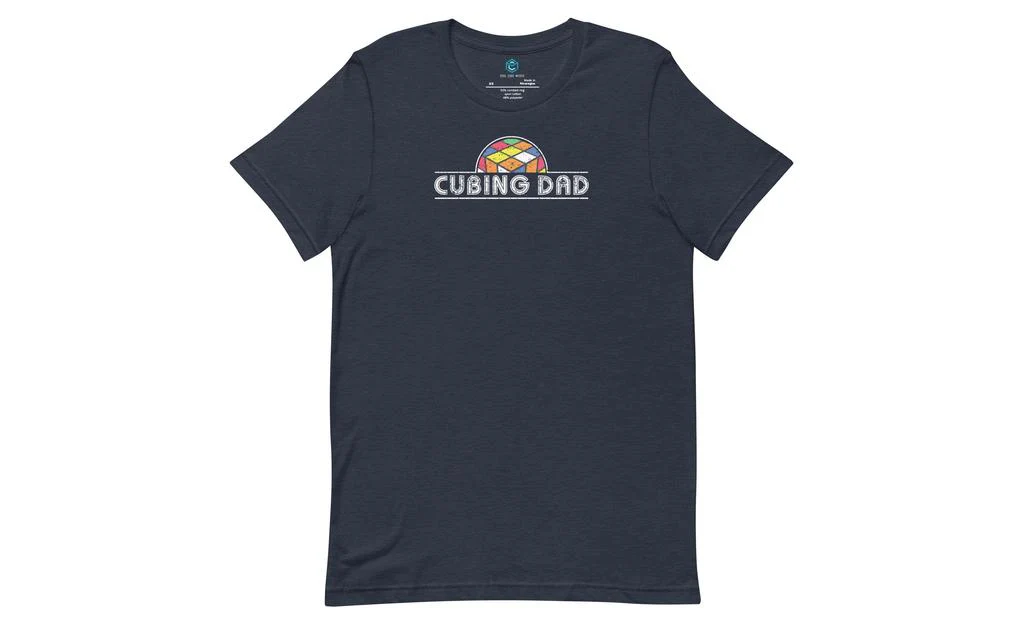 Cubing Dad Rubik's Cube Shirt - Image 4