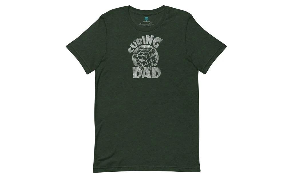 Cubing Dad V2 Rubik's Cube Shirt - Image 4