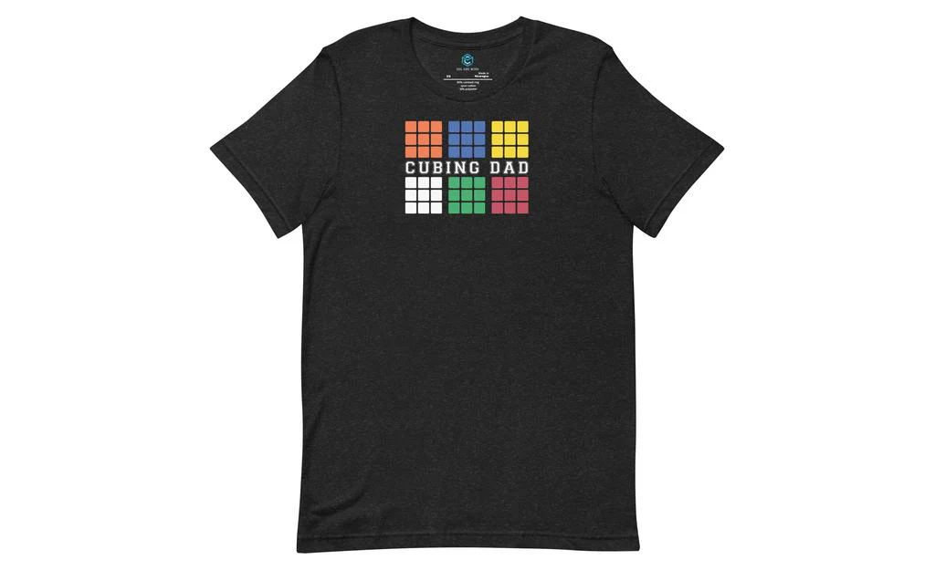 Cubing Dad V4 Rubik's Cube Shirt