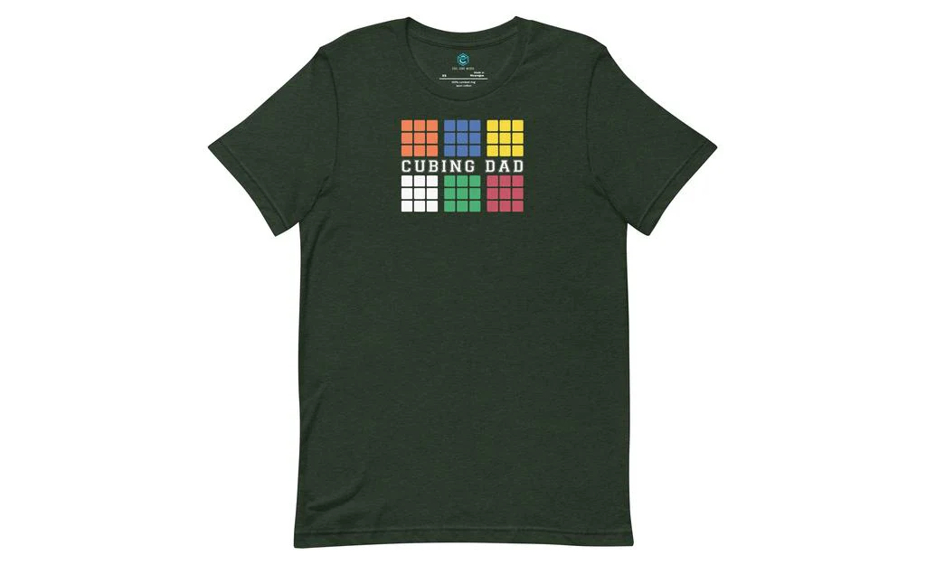 Cubing Dad V4 Rubik's Cube Shirt - Image 5