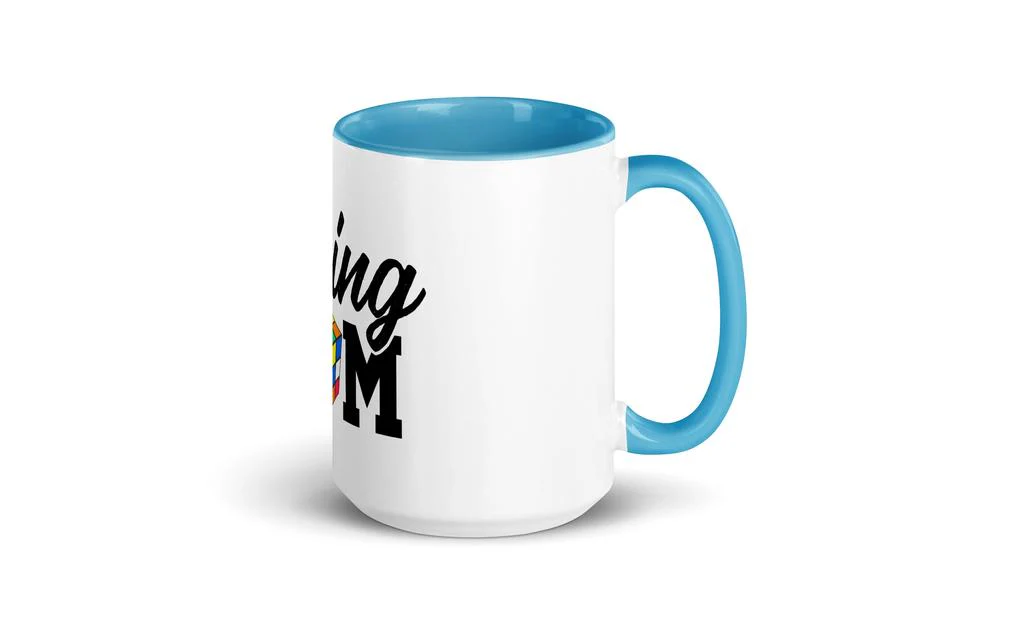 Cubing Mom Mug Rubik's Cube with Color Inside and on Handle - Image 31