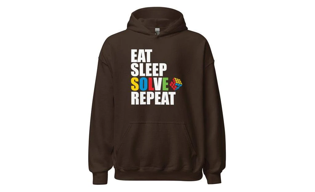 Eat, Sleep, Solve, Repeat - Rubik's Cube Hoodie - Image 3