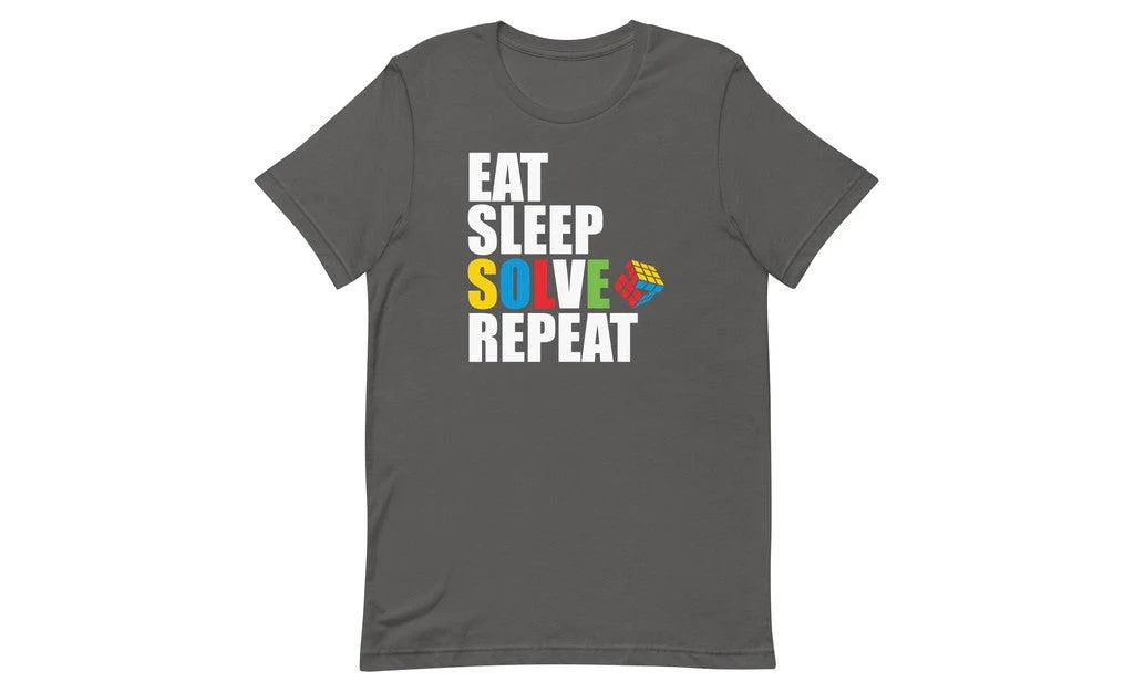 Eat, Sleep, Solve, Repeat - Rubik's Cube Shirt - Image 9