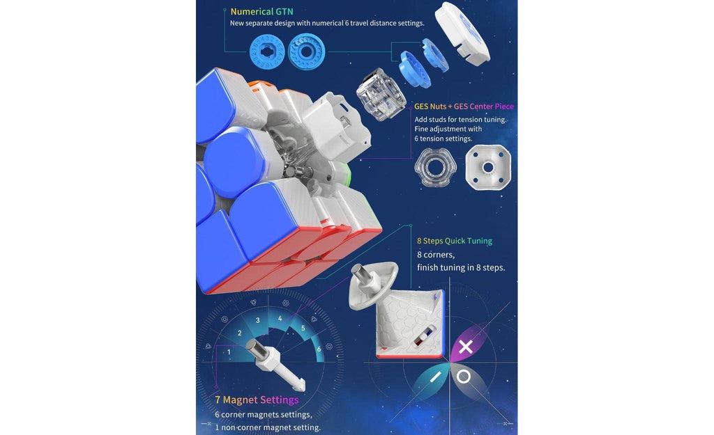 GAN 12 3x3 (Magnetic, MagLev, Core Magnets, UV Coated) - Image 5