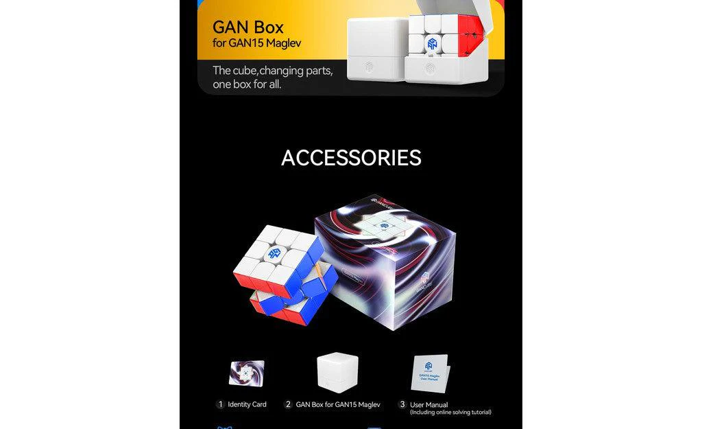 GAN 15 3x3 - 10th Anniversary Edition (Magnetic, MagLev, UV Coated) - Image 23