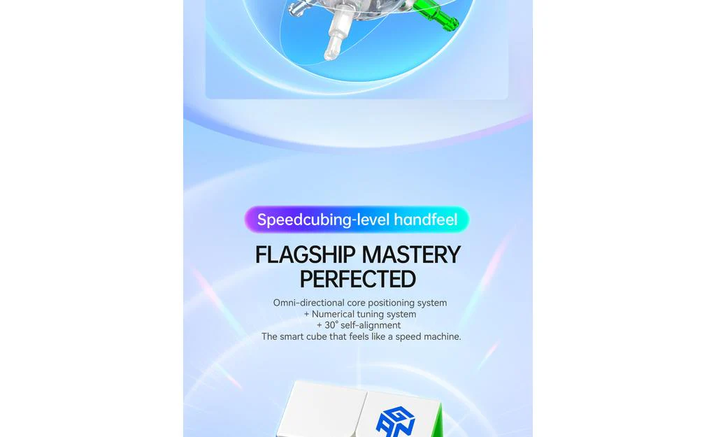 GAN 251 UI 2x2 (Magnetic, Ball-Core, UV Coated) - Bluetooth Smart Cube - Image 17