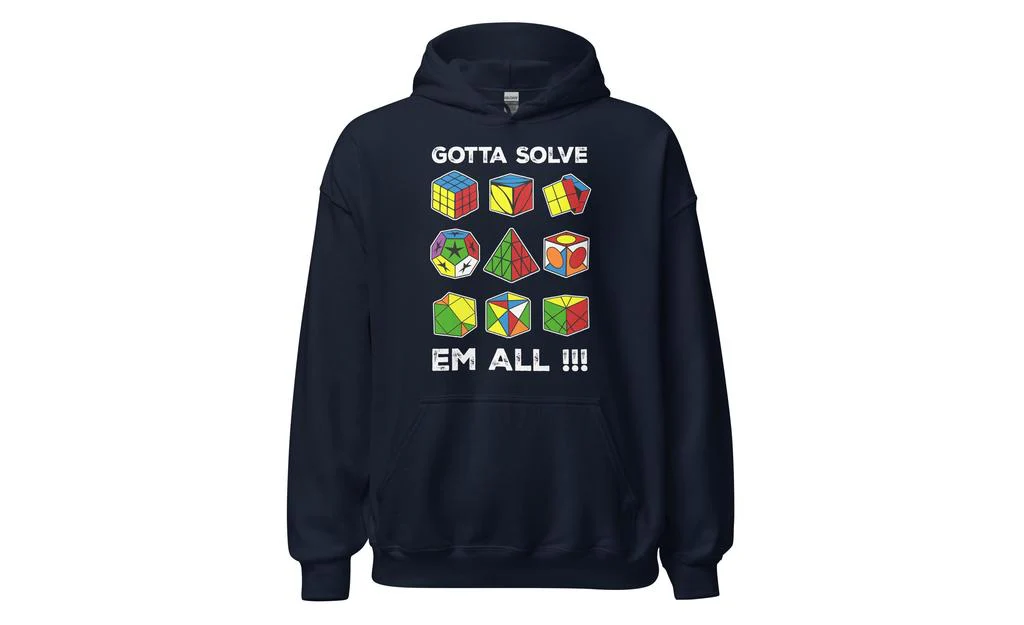 Gotta Solve Em All - Rubik's Cube Hoodie - Image 2