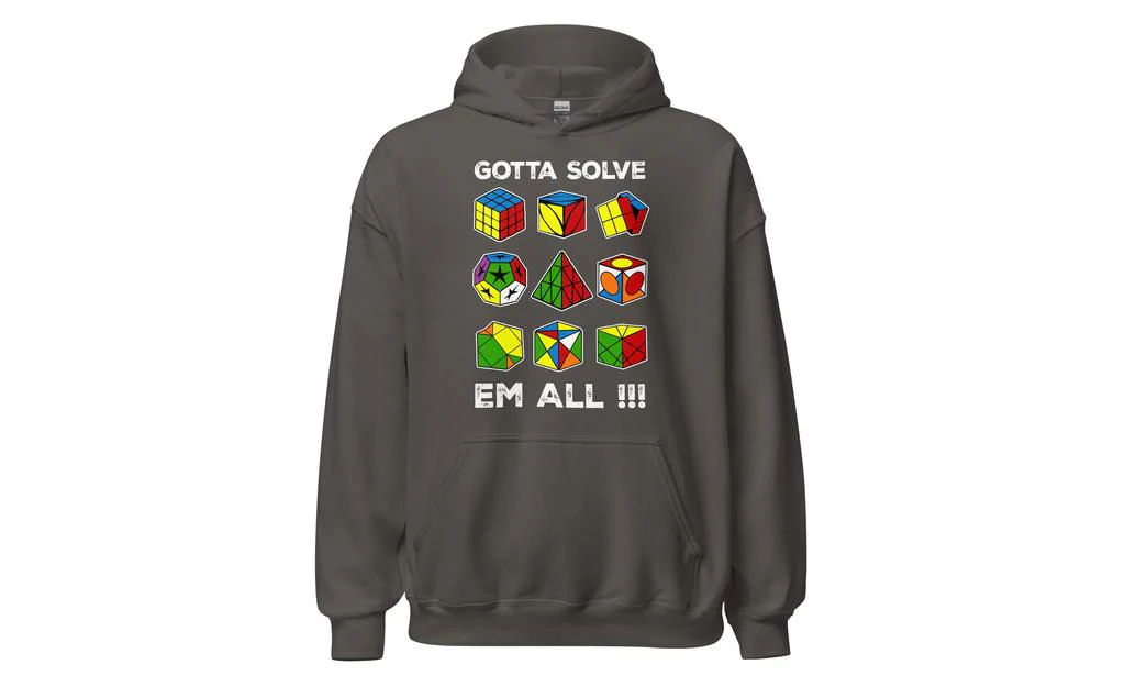Gotta Solve Em All - Rubik's Cube Hoodie - Image 6