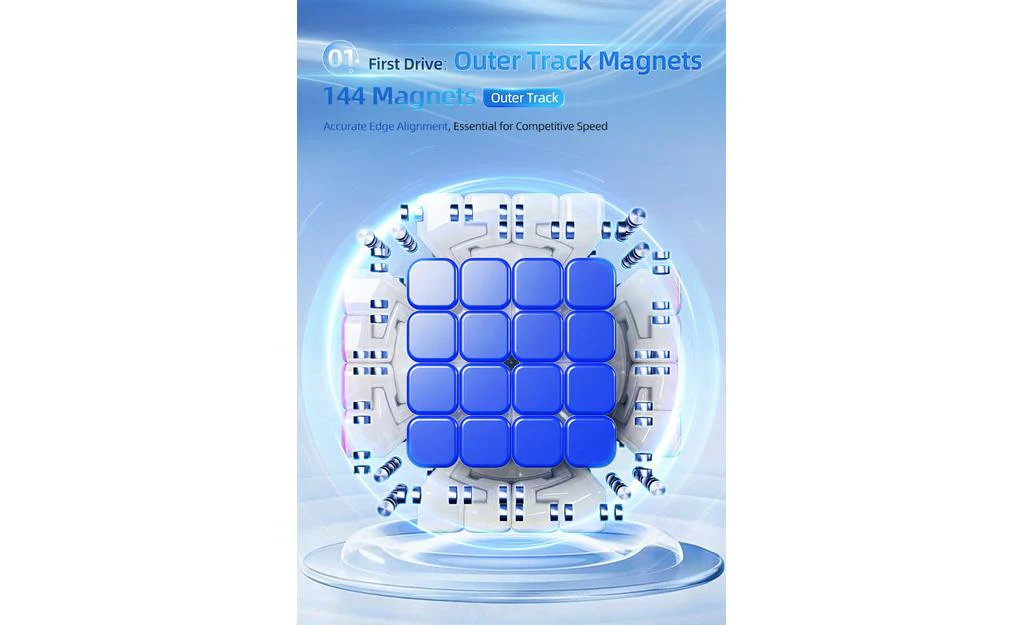 MoYu AoShi 6x6 V4 Triple-Track (Magnetic, Ball-Core) - Image 10