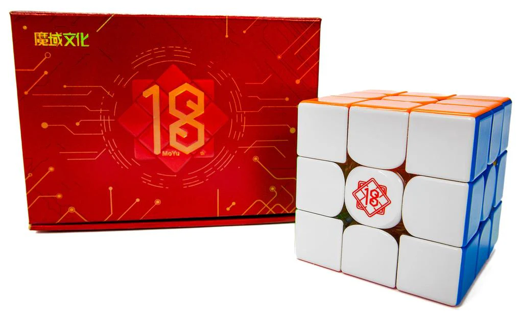 MoYu Super WeiLong 3x3 V2 (Magnetic, MagLev, 20-Magnet Ball-Core) - 18th Anniversary Edition