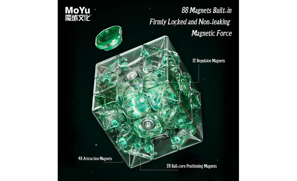 MoYu WeiLong WR M 3x3 V9 (Magnetic, MagLev, Ball-Core, UV Coated) - Image 14
