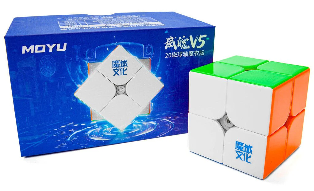 MoYu WeiPo 2x2 V5 (Magnetic, 20-Magnet Ball-Core, UV Coated)