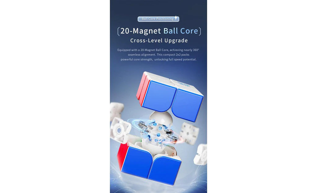 MoYu WeiPo 2x2 V5 (Magnetic, 20-Magnet Ball-Core, UV Coated) - Image 10