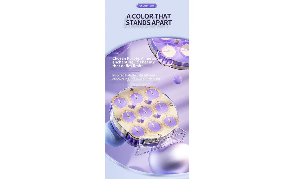 QiYi Clock (Magnetic) - Lilac - Image 4