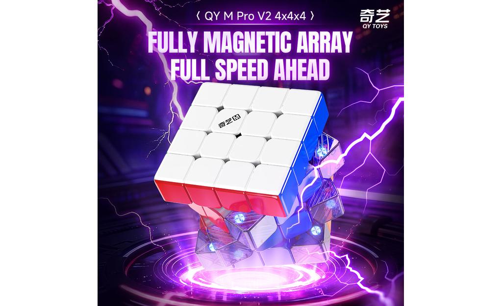 QiYi M Pro 4x4 V2 (Magnetic, Ball-Core, UV Coated) - Image 7