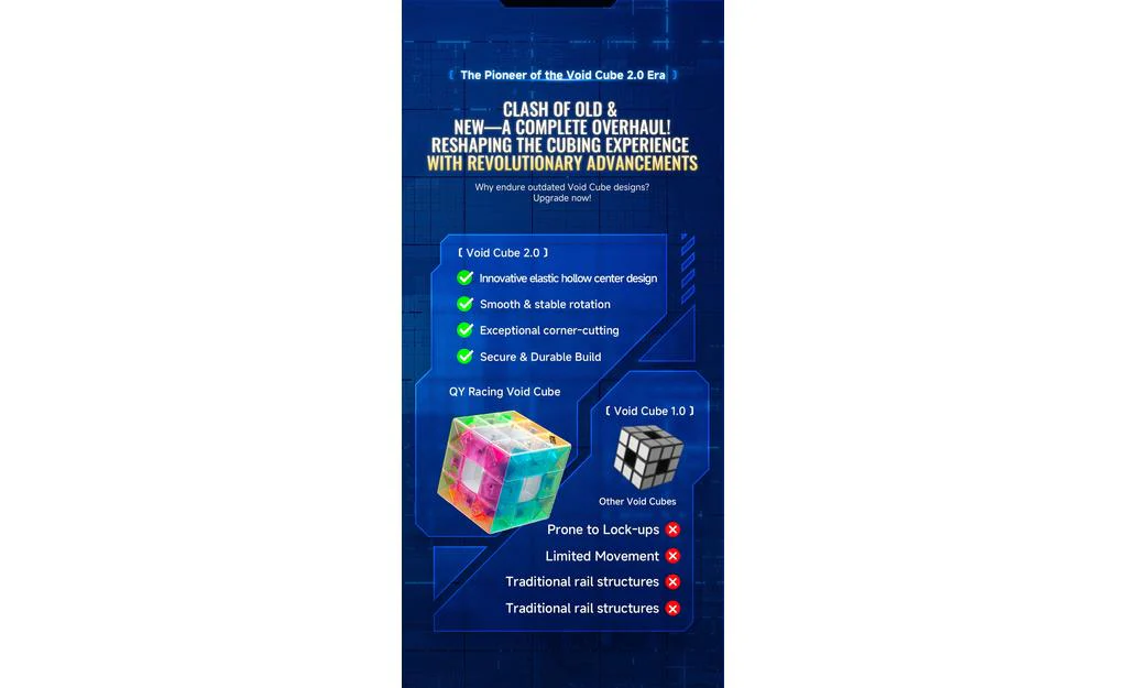 QiYi Racing Void Cube (Magnetic) - Limited Edition - Image 3