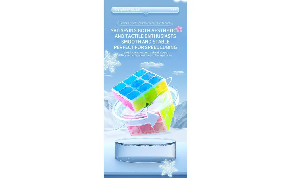QiYi Windmill Cube (Tiled) - Icy Amber - Image 13