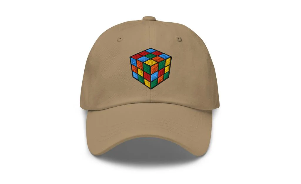 Rubik's Cube Embroidered Baseball Cap Hat - Image 19