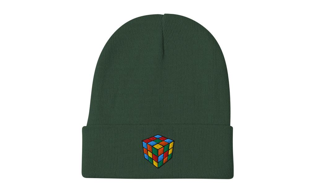 Rubik's Cube Embroidered Beanie - Image 4
