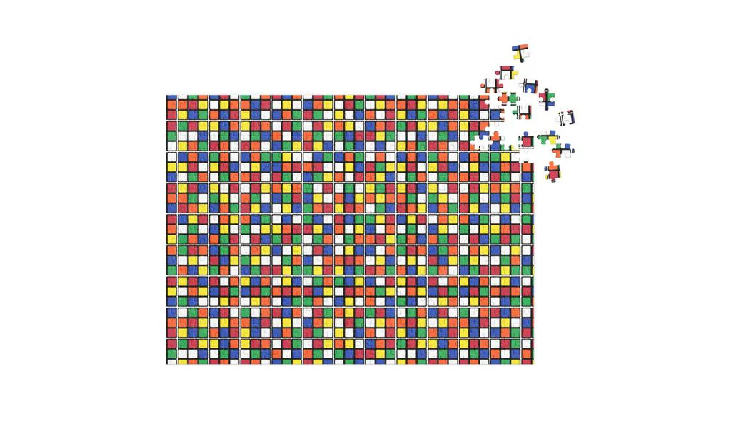 Rubik's Cube Jigsaw Puzzle - Image 4