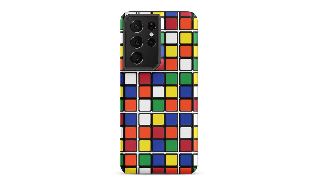 Scrambled Rubik's cube Phone Case (Tough case) for Samsung® - Image 14