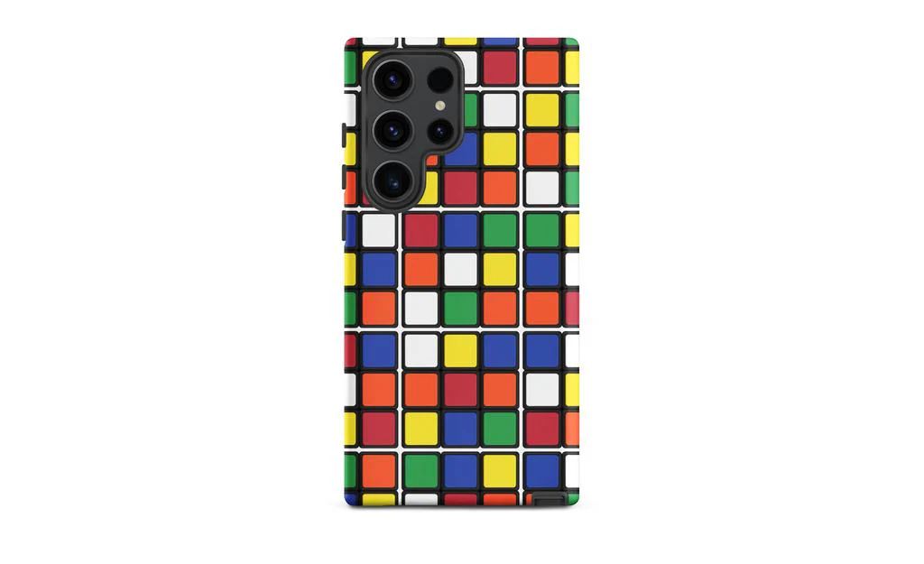 Scrambled Rubik's cube Phone Case (Tough case) for Samsung® - Image 28