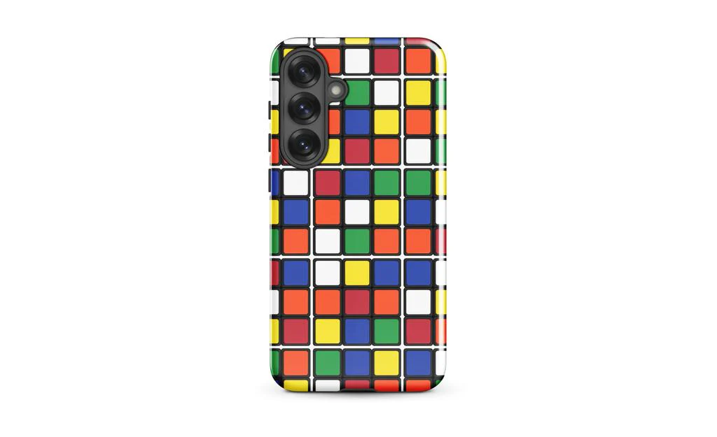 Scrambled Rubik's cube Phone Case (Tough case) for Samsung® - Image 37