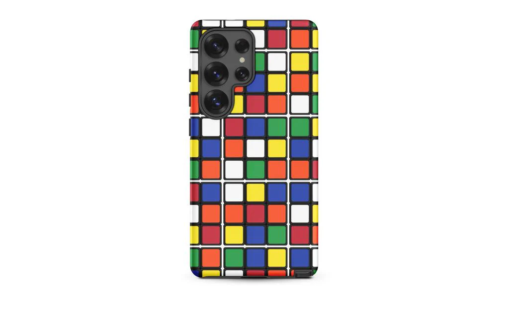 Scrambled Rubik's cube Phone Case (Tough case) for Samsung® - Image 40
