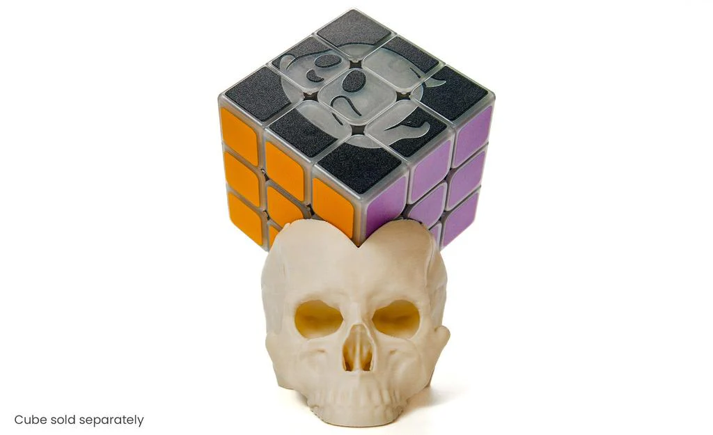 Skull Rubik's Cube Display Stand