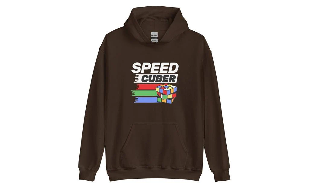 Speedcuber (Dark) - Rubik's Cube Hoodie - Image 5