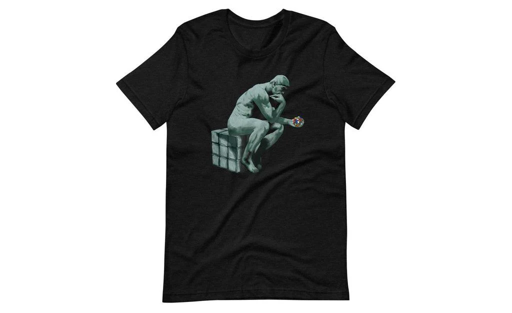 The Thinker - Rubik's Cube Shirt - Image 3