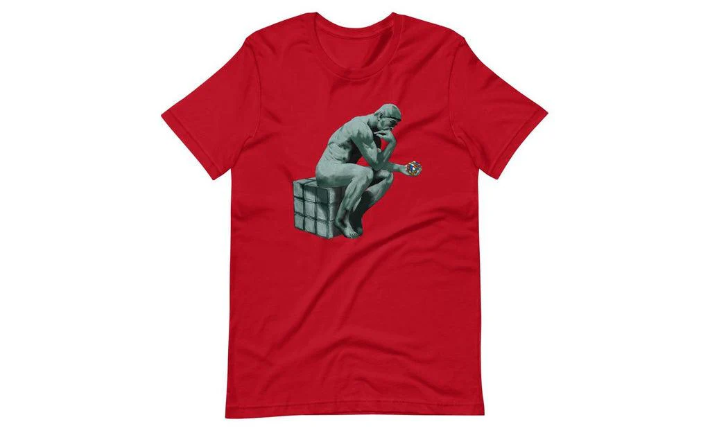 The Thinker - Rubik's Cube Shirt - Image 4