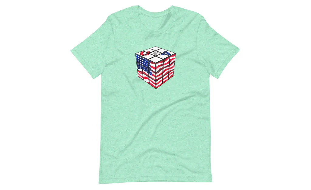 USA Cube - Rubik's Cube Shirt - Image 13