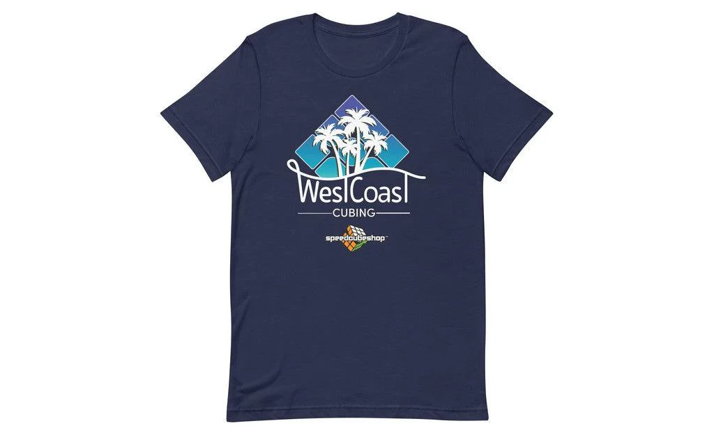 West Coast Cubing Collab Shirt (Dark) - Image 4