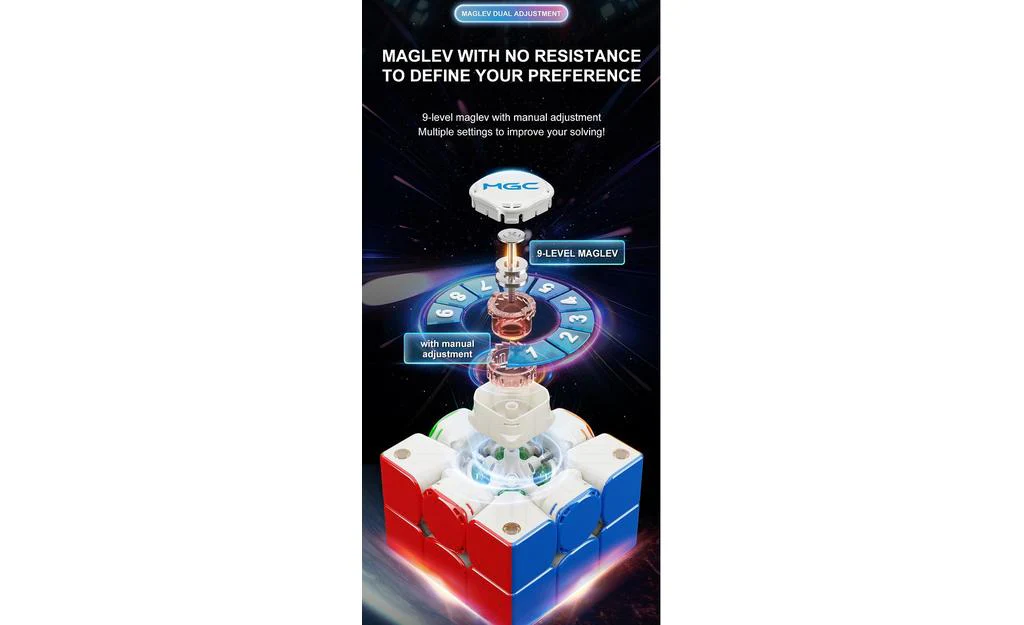 YJ MGC Beta 3x3 (Magnetic, MagLev, Core Magnets, UV Coated) - Image 10